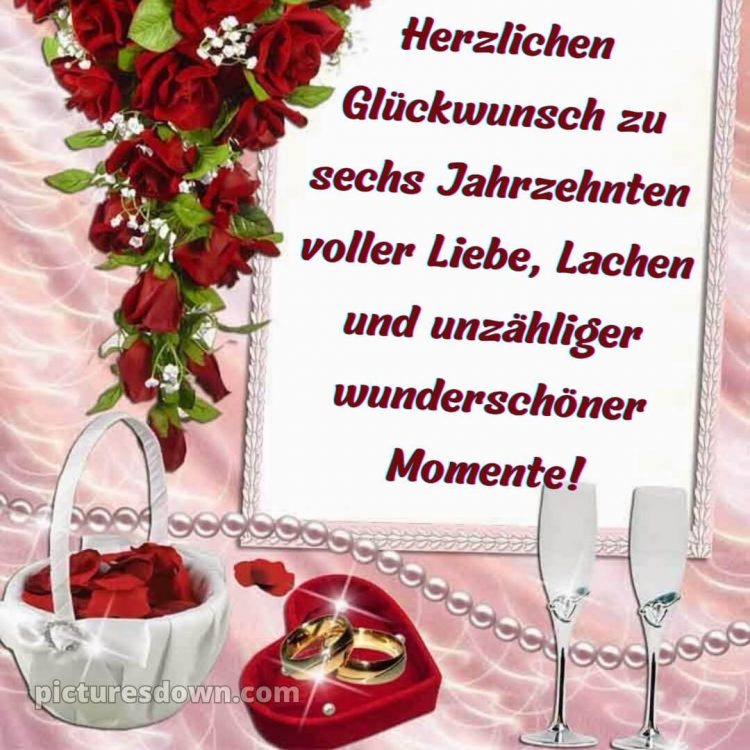 Kurze glückwünsche zur diamantenen hochzeit bild Karte kostenlos