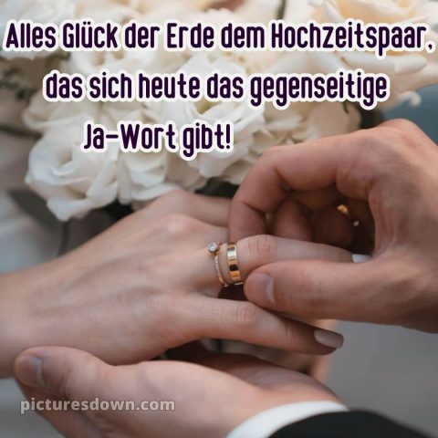 Kurze glückwünsche zur hochzeit bild Ring am Zeh kostenlos