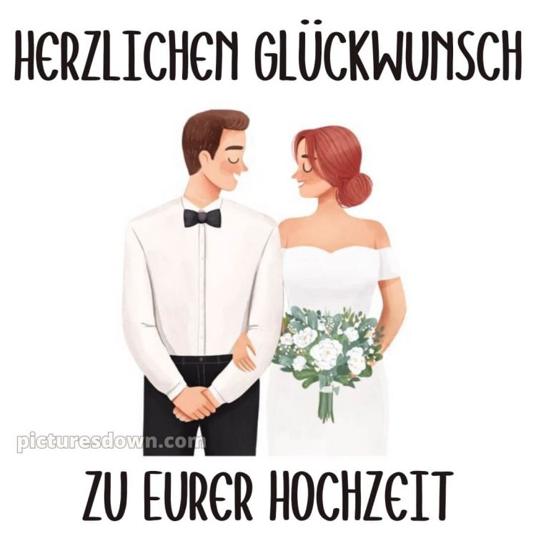 Kurze glückwünsche zur hochzeit bild Eheleute kostenlos