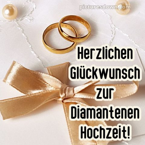Kurze sprüche 60 hochzeitstag glückwünsche diamanthochzeit diamantene hochzeit bild Karte 8 kostenlos