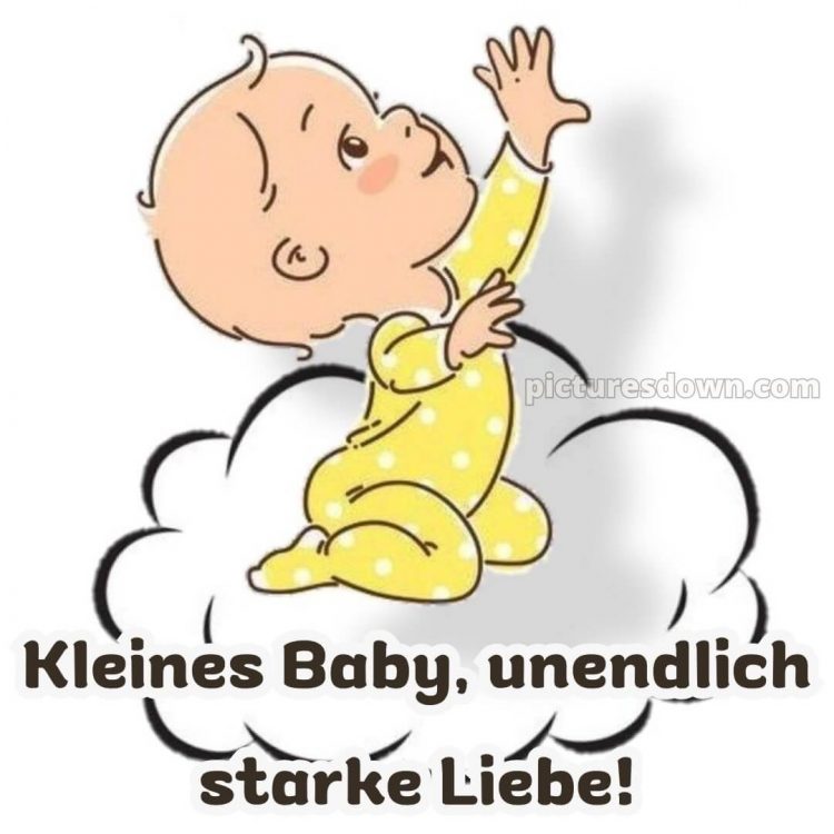 Persönliche glückwünsche zur geburt bild Kleinkind kostenlos