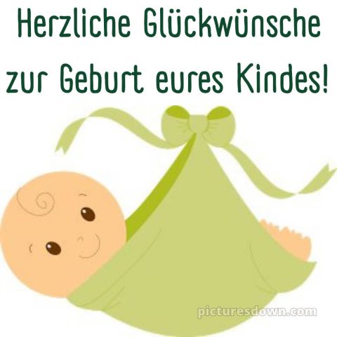 Wünsche zur geburt bild Bogen kostenlos