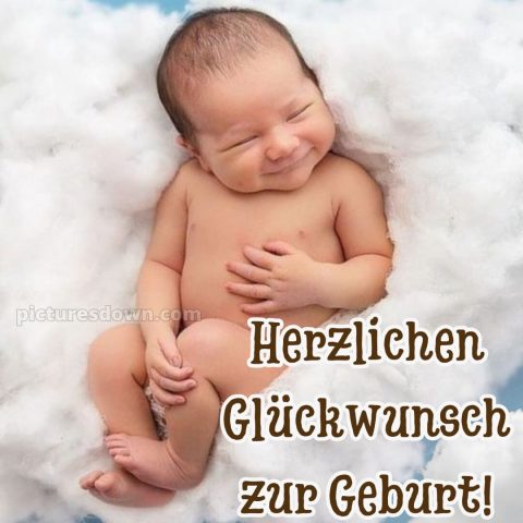 Wünsche zur geburt bild Wolke kostenlos
