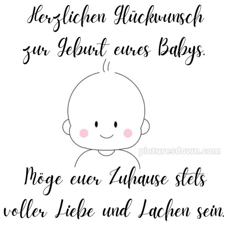 Wünsche zur geburt bild Kleinkind kostenlos