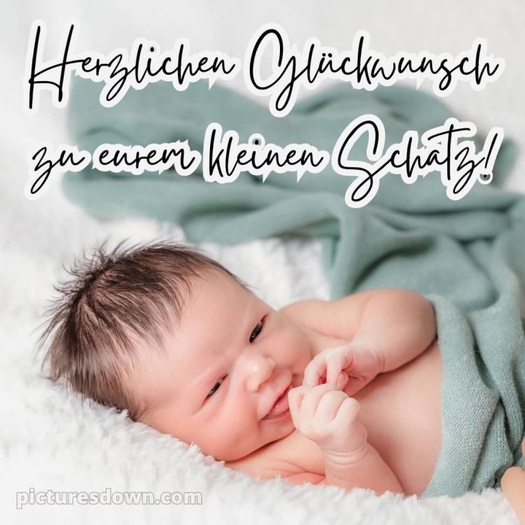 Baby Glückwünsche bild Zunge kostenlos