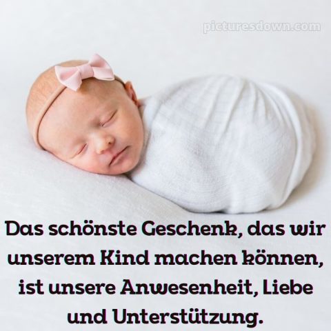 Baby Glückwünsche bild Schlaf kostenlos