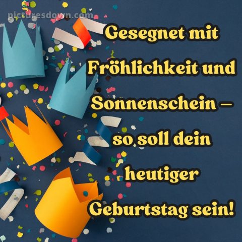 Coole geburtstagssprüche für jungs bild Konfetti kostenlos