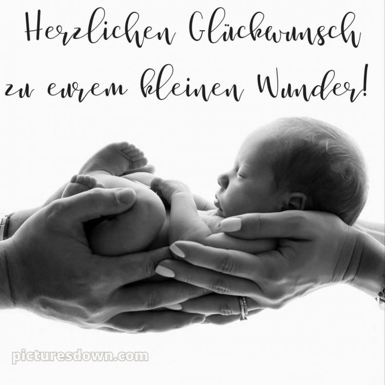 Geburt glückwünsche bild Kleinkind kostenlos