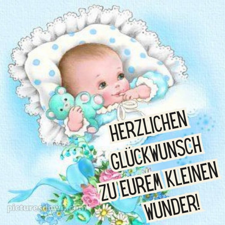 Geburt glückwünsche bild Kinderbett kostenlos