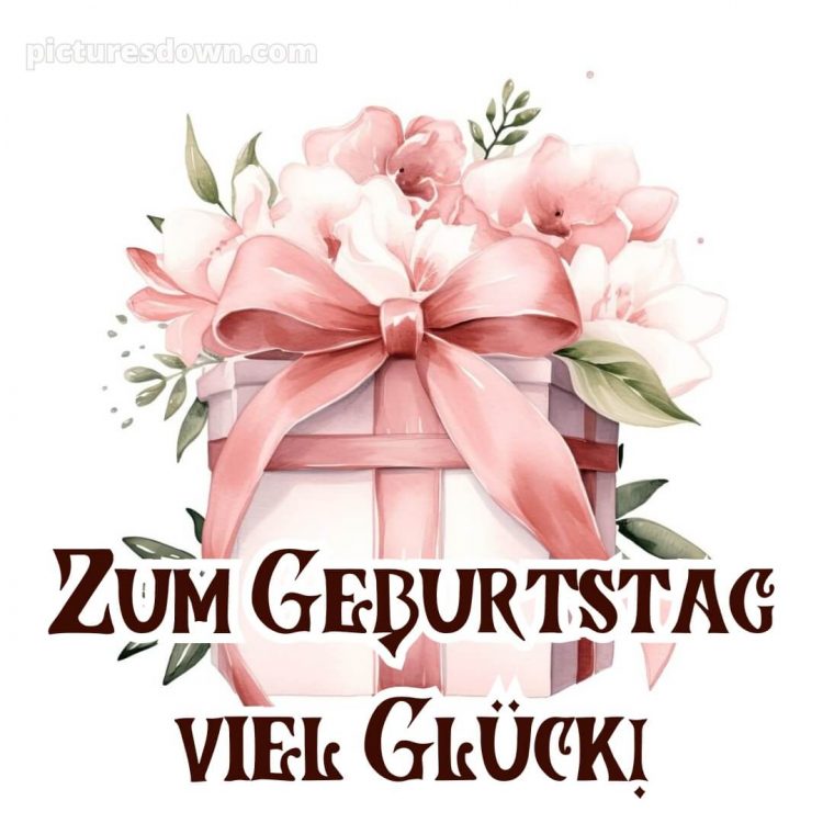 Geburtstag spruch bild Bogen kostenlos