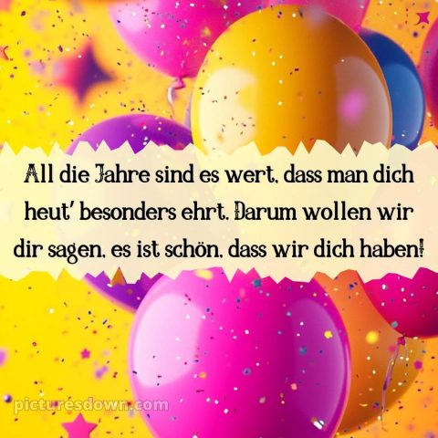 Geburtstag spruch bild Pailletten kostenlos