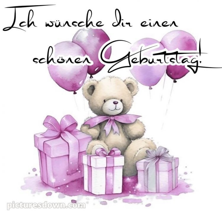 Geburtstagswünsche mädchen bild Geschenk kostenlos