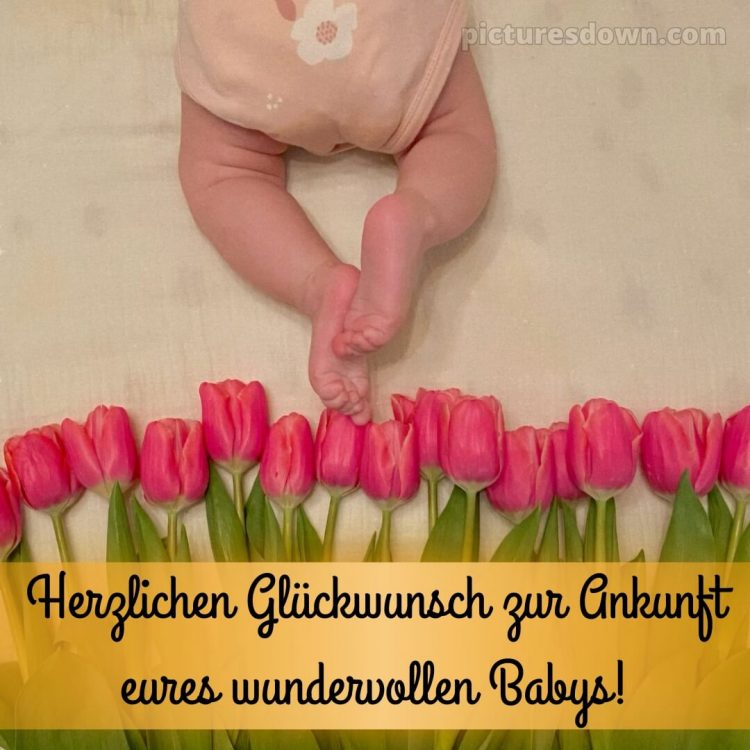 Glückwünsche geburt bild Säugling kostenlos