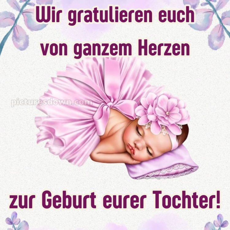 Glückwünsche zur geburt mädchen bild Kleid kostenlos