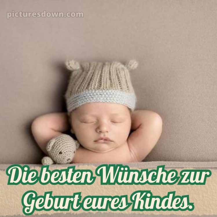 Glückwünsche zur geburt textvorschläge bild Säugling kostenlos