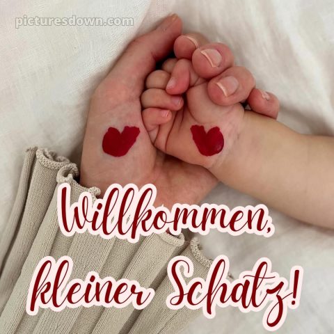 Glückwünsche zur geburt textvorschläge bild Hände kostenlos