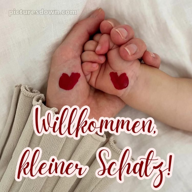 Glückwünsche zur geburt textvorschläge bild Hände kostenlos