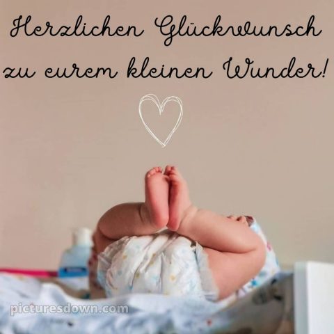 Glückwünsche zur geburt textvorschläge bild Windel kostenlos