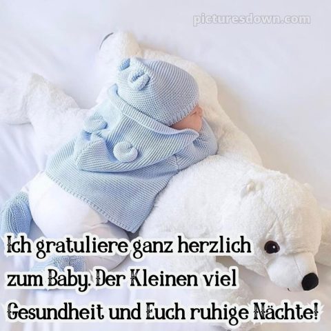 Gratulation zur geburt bild Ohren kostenlos