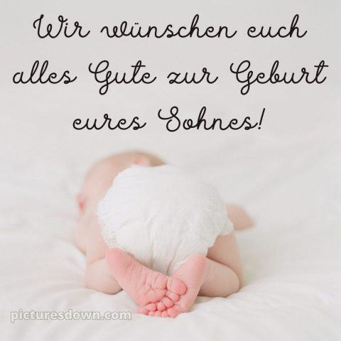Kurze glückwünsche zur geburt eines jungen bild 10 kostenlos
