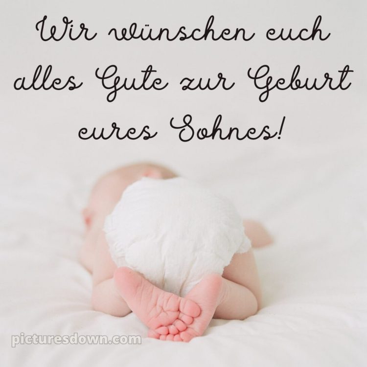 Kurze glückwünsche zur geburt eines jungen bild 10 kostenlos