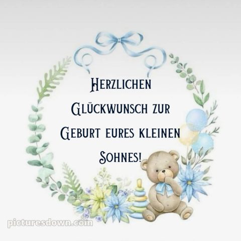 Kurze glückwünsche zur geburt eines jungen bild 3 kostenlos