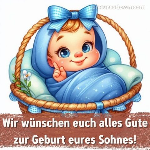 Liebevolle glückwünsche zur geburt junge bild 13 kostenlos