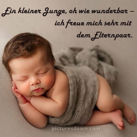 Liebevolle glückwünsche zur geburt junge bild 4 kostenlos