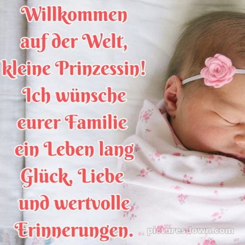 Liebevolle glückwünsche zur geburt mädchen bild 11 kostenlos