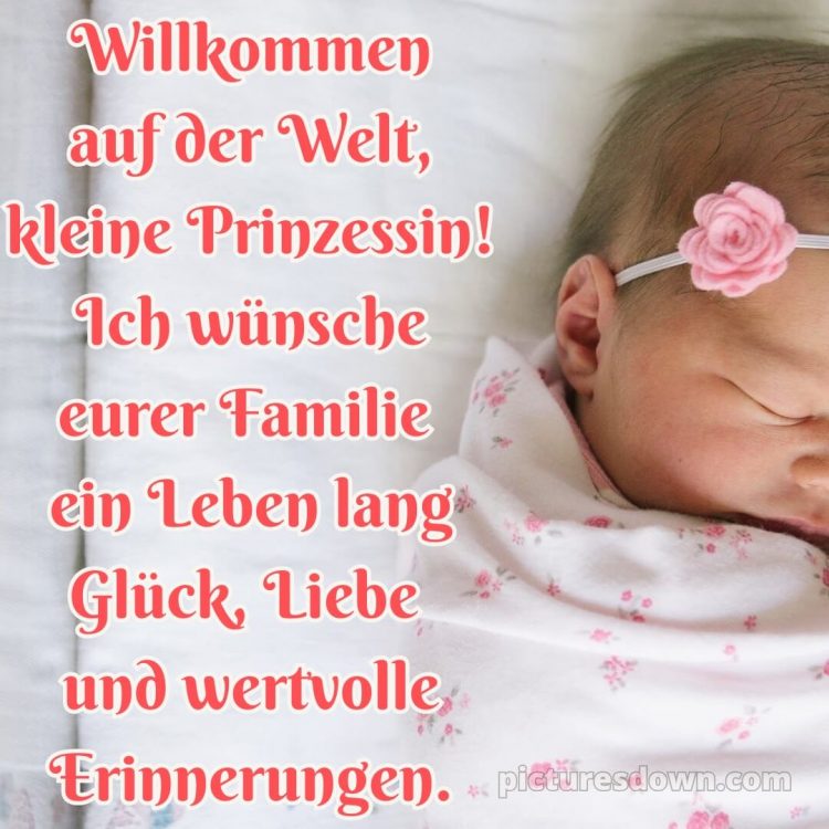 Liebevolle glückwünsche zur geburt mädchen bild 11 kostenlos