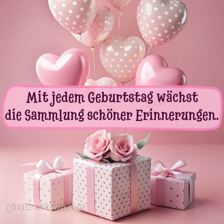 Spruch zum geburtstag bild Geschenk kostenlos