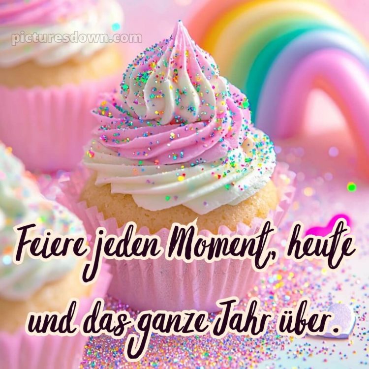 Spruch zum geburtstag bild Creme kostenlos