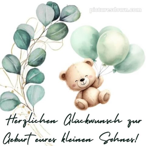 Sprüche zur geburt junge bild Zweigstelle kostenlos