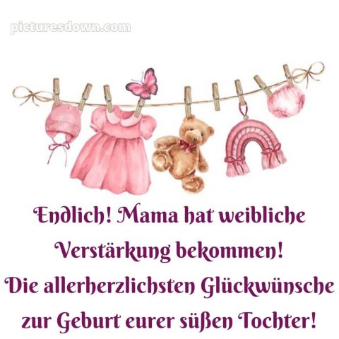 Sprüche zur geburt mädchen bild Seil kostenlos