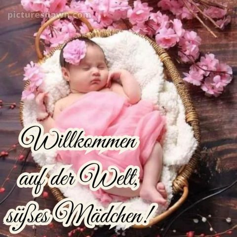 Tochter glückwünsche zur geburt mädchen bilder bild Ruhezeit kostenlos