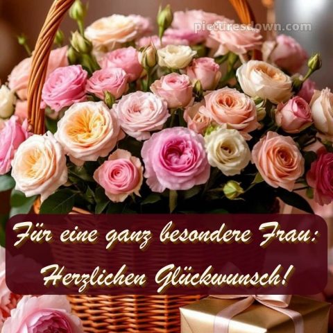 Alles gute zum geburtstag bilder frau bild Korb kostenlos