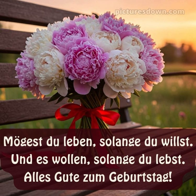 Alles gute zum geburtstag frau bild Bouquet kostenlos