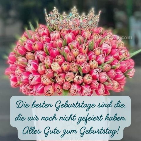 Alles gute zum geburtstag frau bild Krone kostenlos