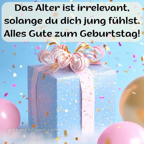 Alles gute zum geburtstag frau gif bild Geschenk kostenlos