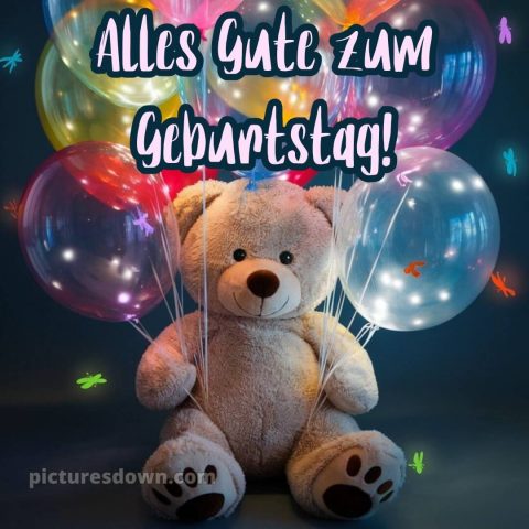 Alles gute zum geburtstag frau lustig bild Bär kostenlos