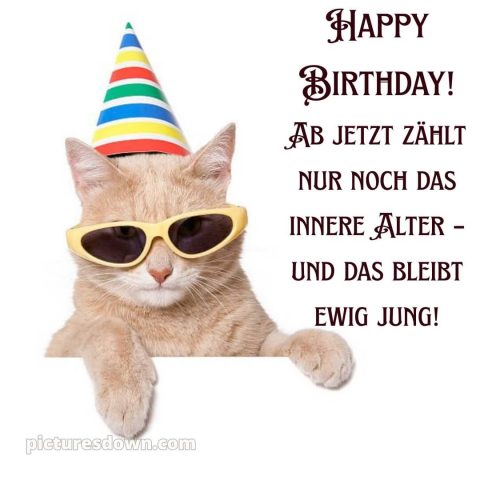 Alles gute zum geburtstag lustig bild Brille kostenlos