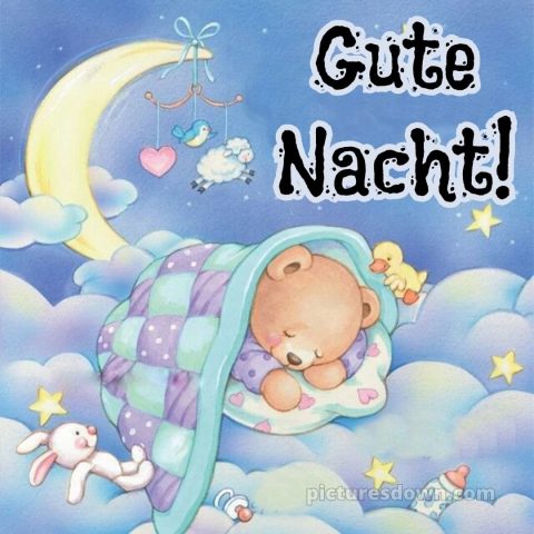 Gute Nacht wünsche ich dir bild Decke kostenlos