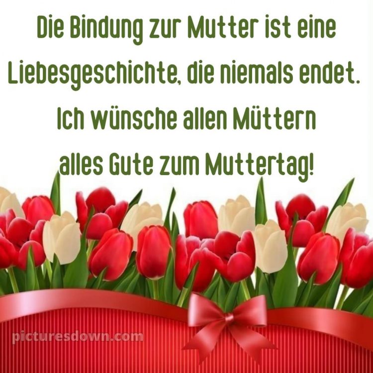 Ich wünsche allen müttern alles gute zum muttertag bild Bogen kostenlos