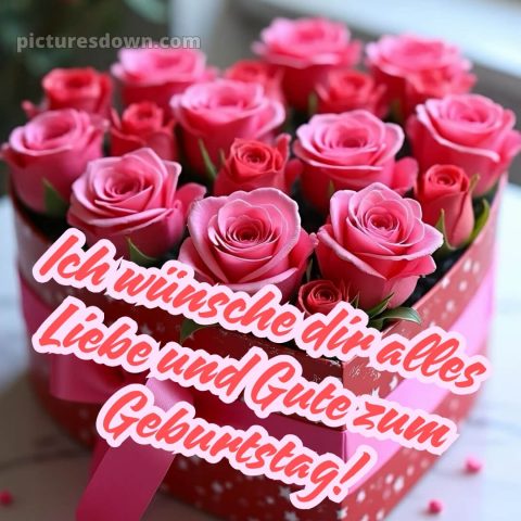 Ich wünsche dir alles liebe und gute zum geburtstag bild Strauß kostenlos