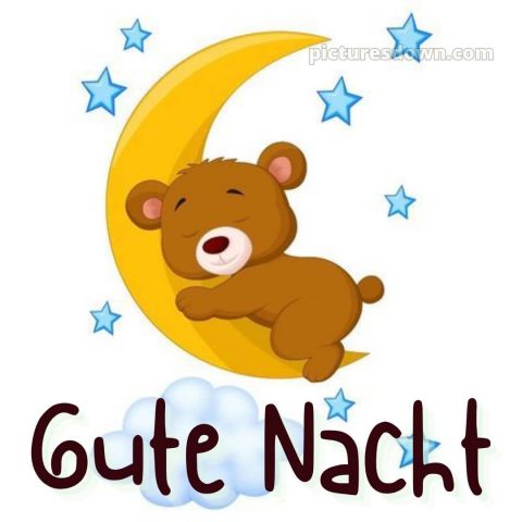 Ich wünsche dir eine gute nacht und süße träume bild Sterne kostenlos