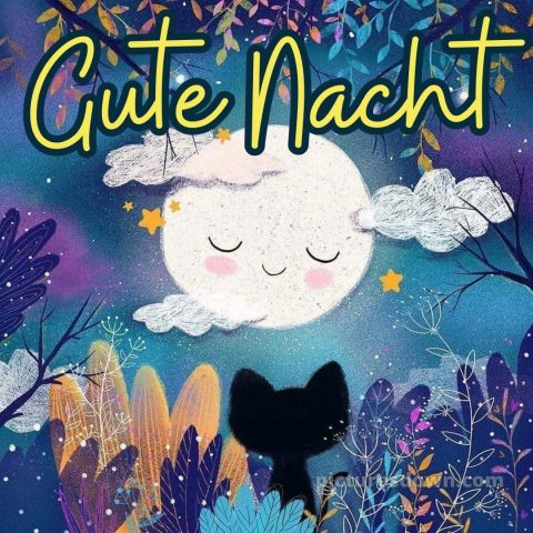 Ich wünsche dir eine gute nacht und süße träume bild Bäume kostenlos