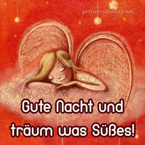 Ich wünsche dir einen schönen abend und später eine gute nacht bild Engel kostenlos