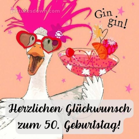Alles gute zum 50 geburtstag lustig bild Cocktail kostenlos