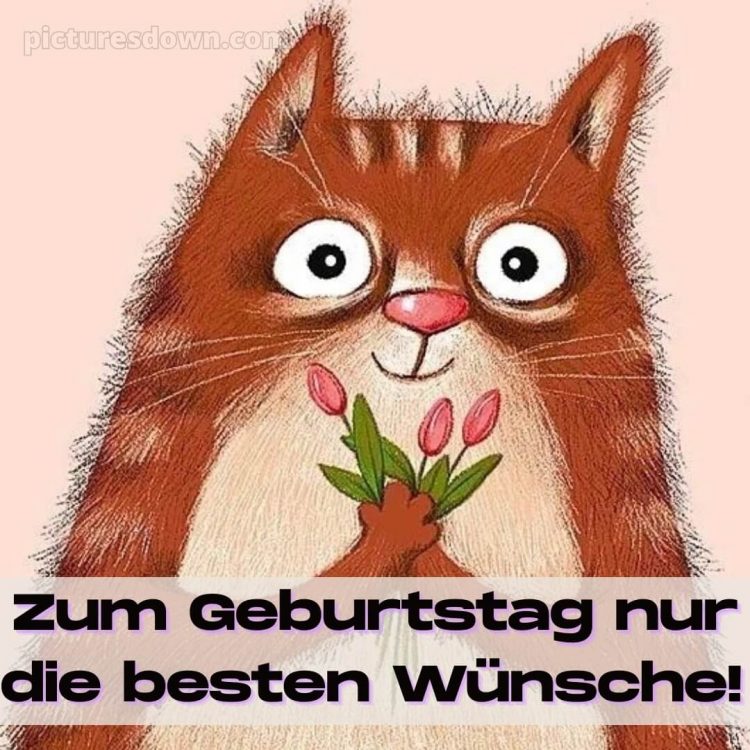 Alles gute zum geburtstag gif lustig bild Blumen kostenlos