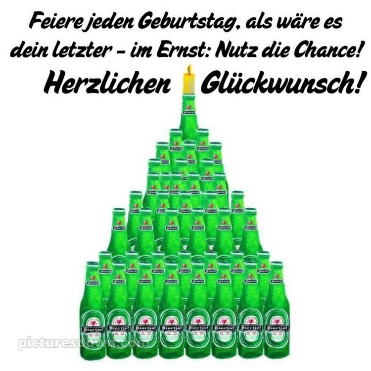 Alles gute zum geburtstag lustig mann bild Bier kostenlos